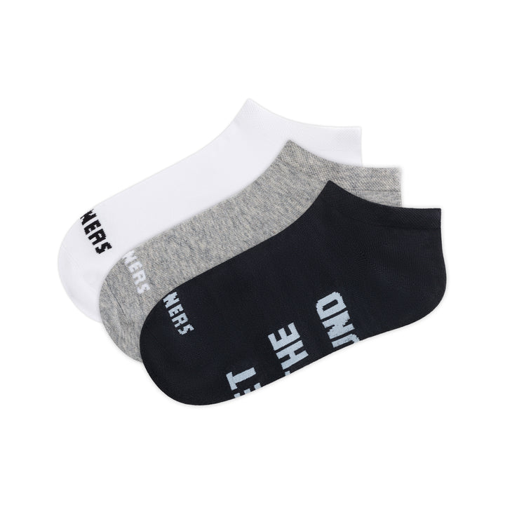 Skinners 2.0 Socks low cut - white/grey/black