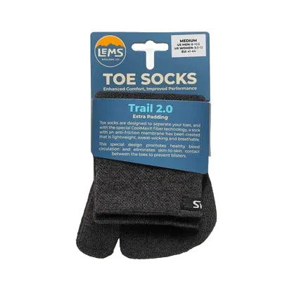 Lems Tabisocken Trail Ankle - dark grey