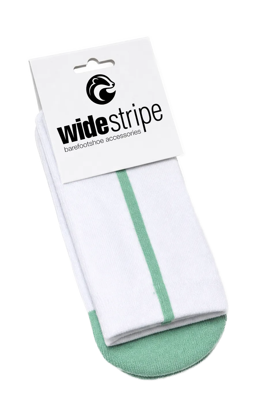 WideStripe Barfußsocken - weiß