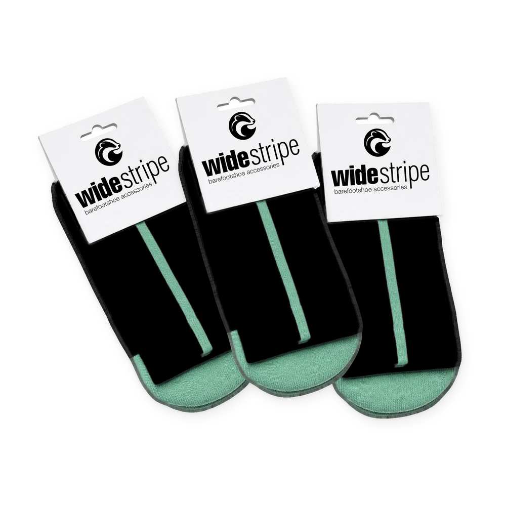 WideStripe Barfußsocken Bundle - 3x schwarz