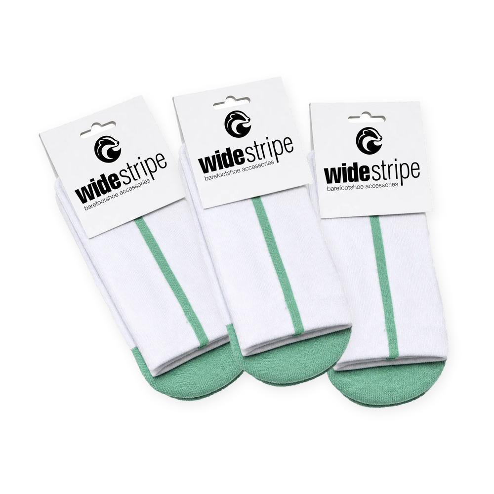 WideStripe Barfußsocken Bundle - 3x weiß