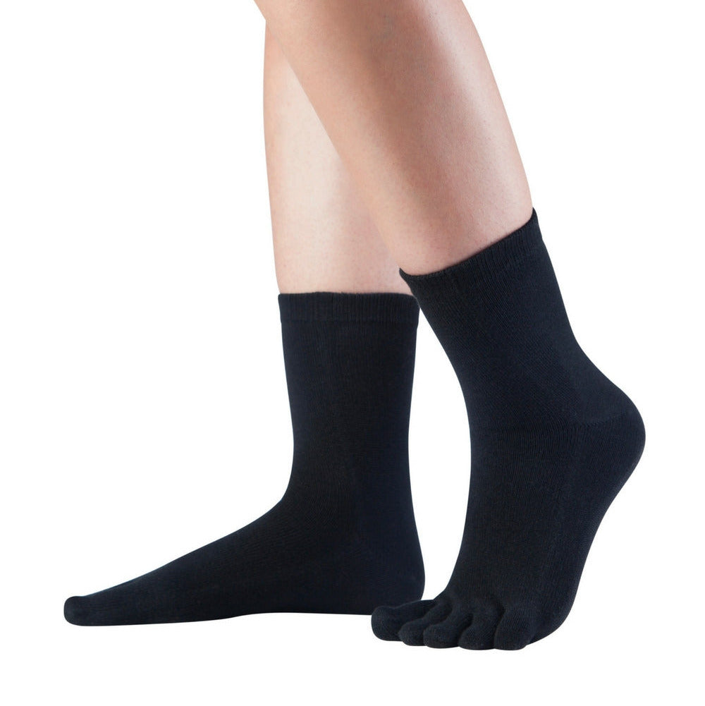 Knitido Zehensocken Essentials - mittel - schwarz