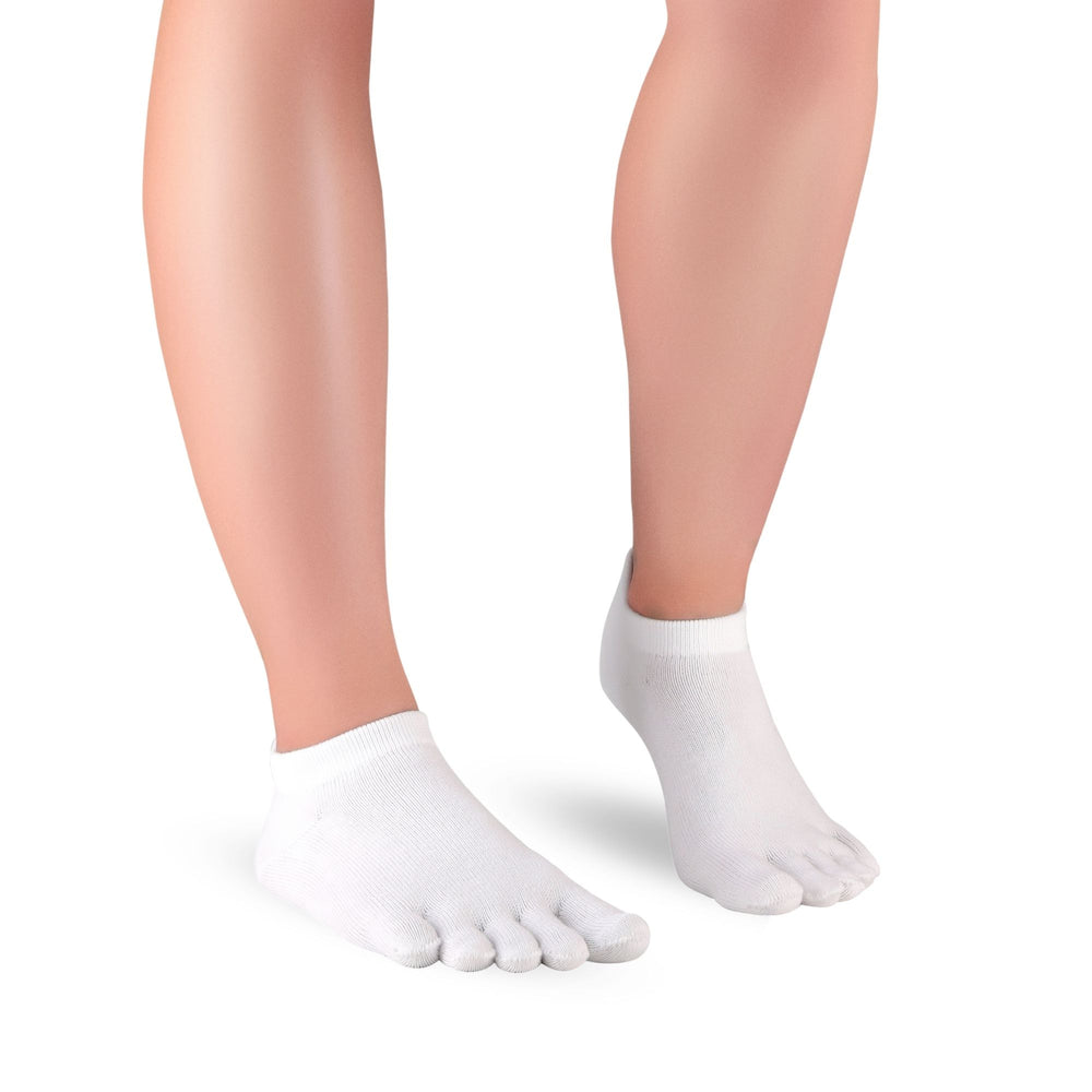 Knitido Zehensocken Essentials - kurz - weiß