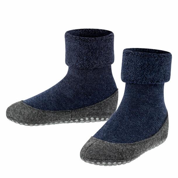Falke Cosyshoe - Kinder - dark blue (Größe EU 33-34)