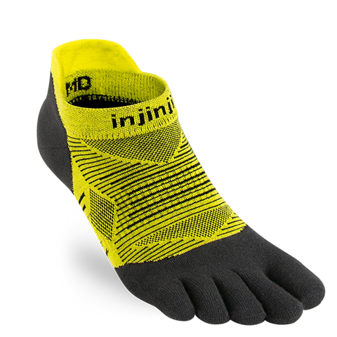 Injinji Run Lightweight No-Show - limeade