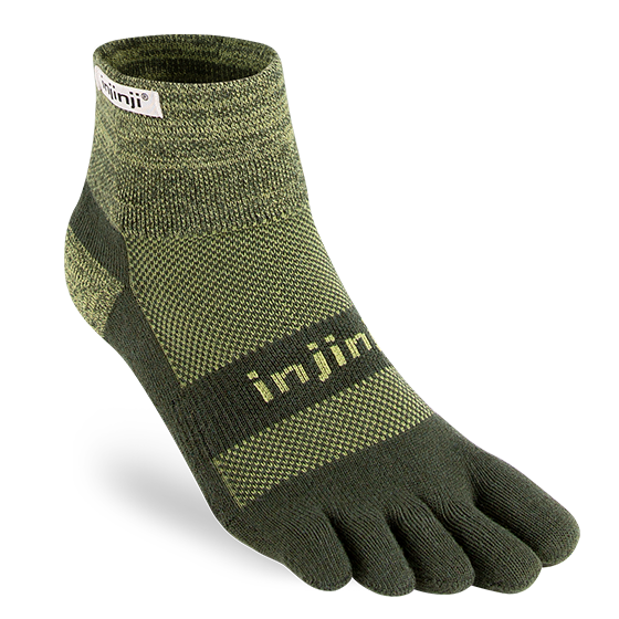 Injinji Trail Mini-Crew - herb