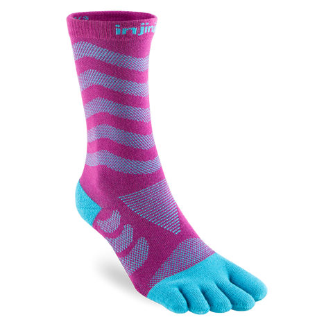 Injinji Women's Ultra Run Crew - jam