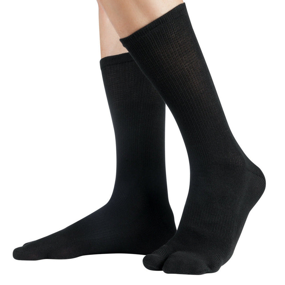 Knitido Tabi-Socken - lang - schwarz