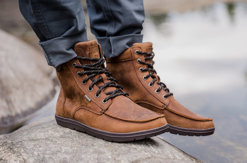 Lems Waterproof Boulder Boot EU37 US5 weathered umber goFree Concepts