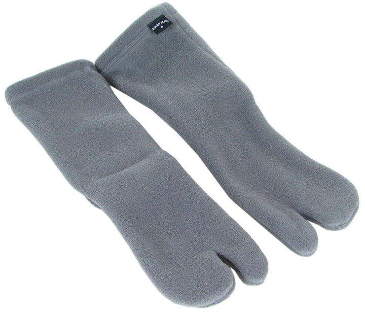 Polar Feet® Fleece Tabi Socken - soft grey