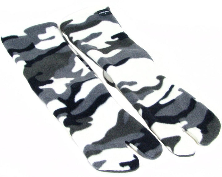 Polar Feet® Fleece Tabi Socken - snow camo